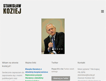 Tablet Screenshot of koziej.pl